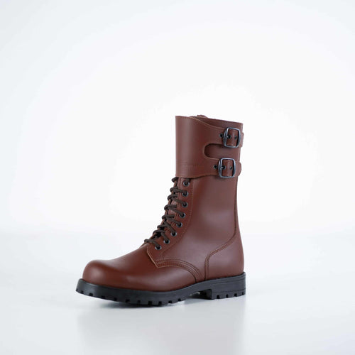 Samelin 791 Tarkovsky Combat Boots Light Brown – Aviator Ankle Boots, Minimalist Leather, Unisex