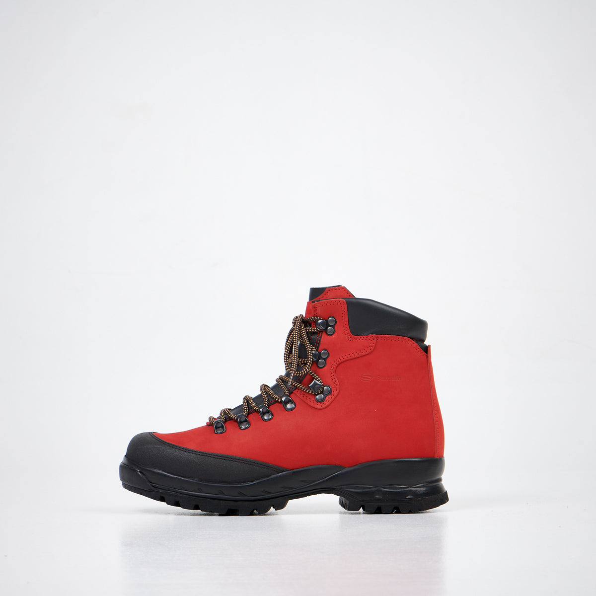 Samelin 553P high hiking boot red, leather, waterproof – side view