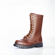 Combat Boots Herren Hoch Braun – Samelin 516 High Aviator Kampfstiefel Leder – Militär