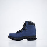 Samelin 5531 dames wandelschoen marineblauw, leer, waterdicht – zijaanzicht