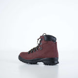 Samelin 5531 women's hiking boot burgundy – front three-quarter view