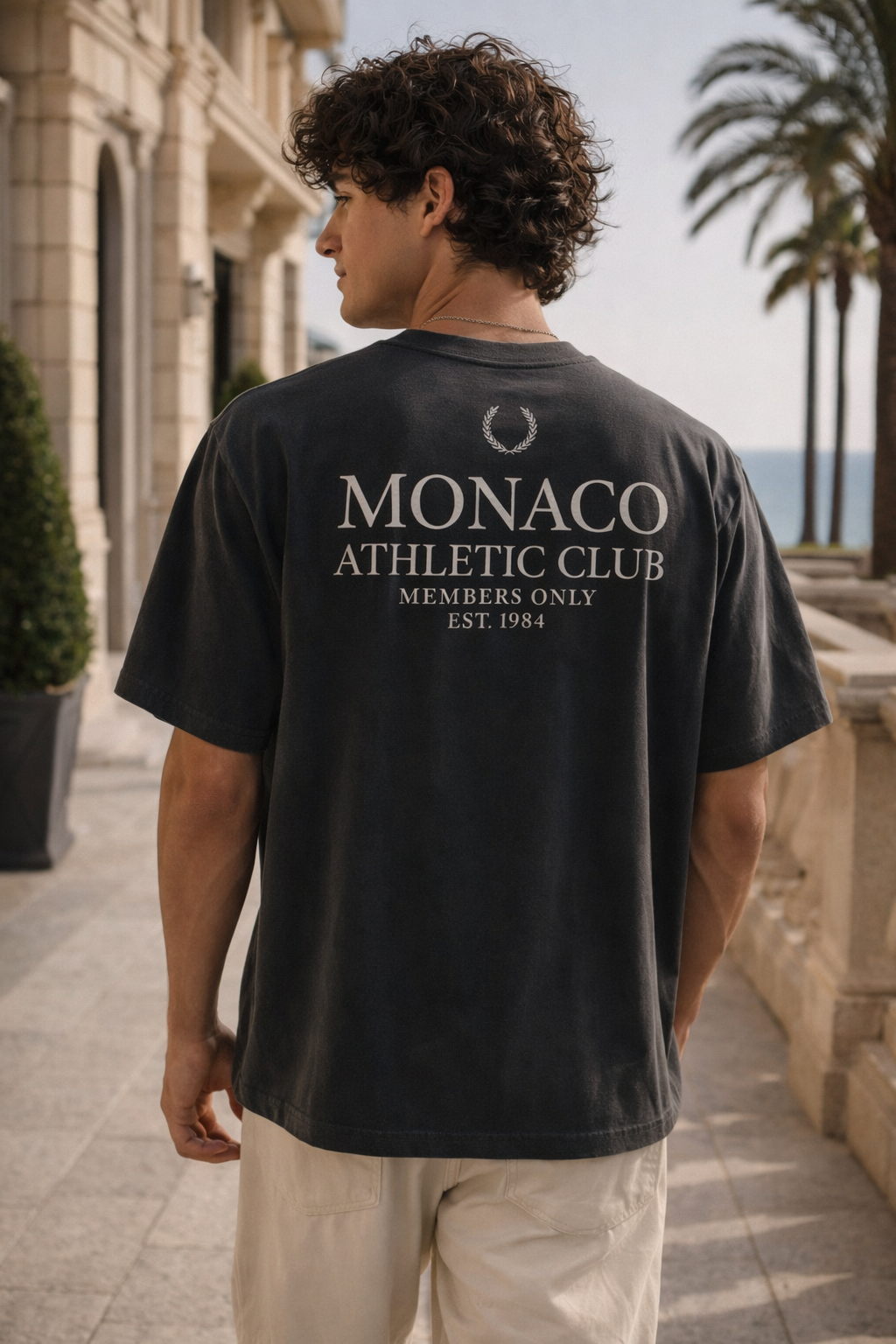Monaco Athletic Club - Faded Black