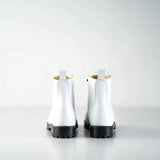 Samelin 517 aviator boot white – pair, rear view
