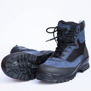 Men’s Waterproof Hiking Boots – Samelin 550 Nubuck Leather Vibram – Navy