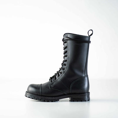 516 Aviator Boots Hoch — Schwarz