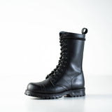 Samelin 516 high aviator boot black – side view, different angle