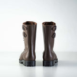 Samelin 791 Tarkovsky aviator ankle boot dark brown – pair, front view