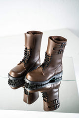Samelin 791 Tarkovsky aviator ankle boot dark brown – pair