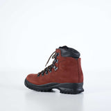 Samelin 5531 women's hiking boot coral red – front three-quarter view