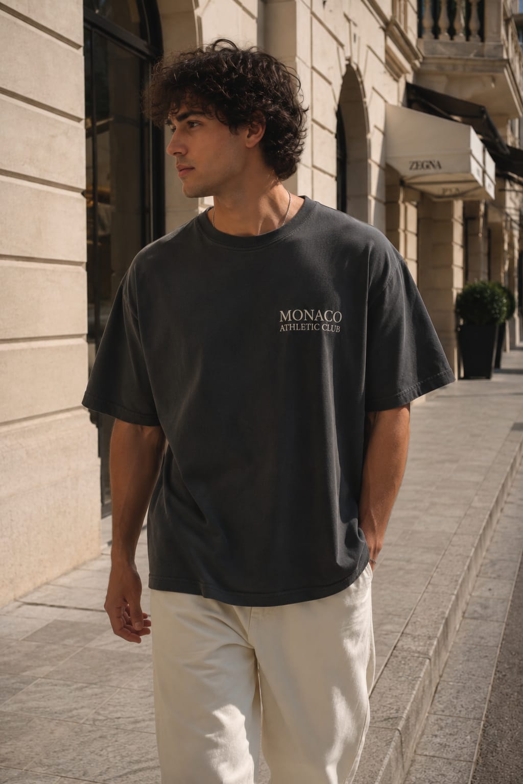 Monaco Athletic Club - Faded Black