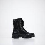 Samelin 590 Kampfstiefel schwarz mit Reißverschluss – Innenseite