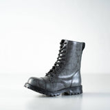 Samelin 511 Punk-Boots grau, Leder – Seitenansicht
