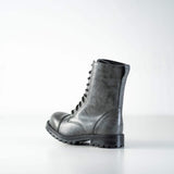 Samelin 511 Punk-Boots grau – Ansicht schräg von vorne