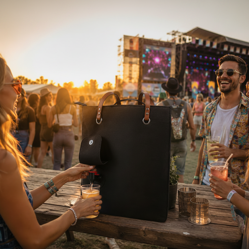 Portable Drink Serving Bag - Festival