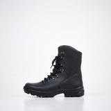 Samelin 739 Latvian combat boot black, leather – front three-quarter view