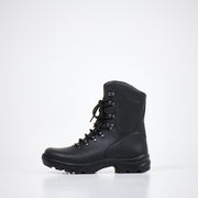 Combat Boots Men’s Black – Samelin 739 Latvian Army Boot Leather – Military