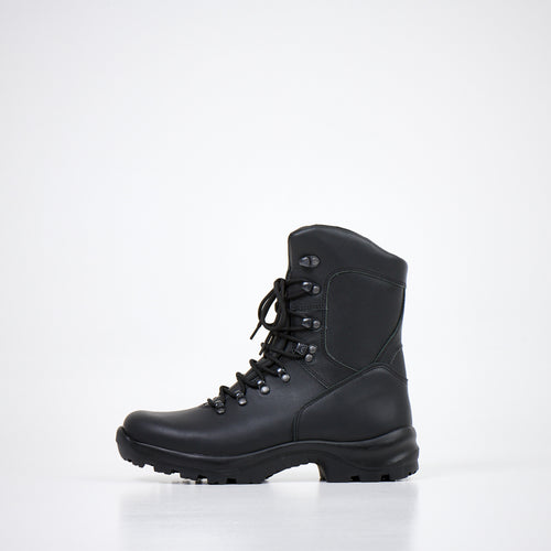 Combat Boots Herren Schwarz – Samelin 739 Lettischer Kampfstiefel Leder – Militär