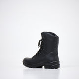 Samelin 739 Latvian combat boot black – rear three-quarter view