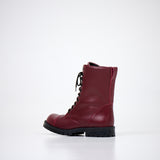 Samelin 511 Punk-Boots bordeaux mit Reißverschluss – Innenseite
