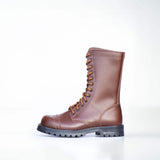 Samelin 516 hoge aviator boot bruin – zijaanzicht