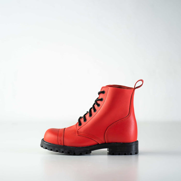 Combat Boots Rood Leer – Samelin 517 Aviator Legerkisten – Unisex Militair