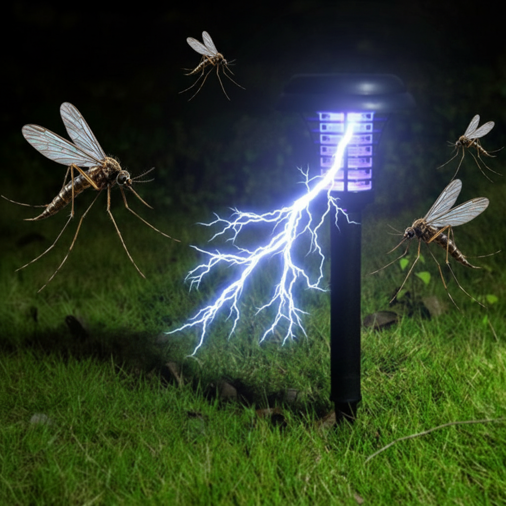 Solar Anti-Muggen Lamp - Realistische Muggen