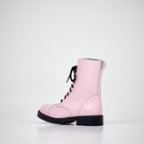 Samelin 511 punk boots roze – schuin vooraanzicht