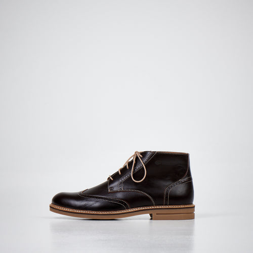 Enkellaarzen Donkerbruin – Samelin 424 Chukka Leer – Casual